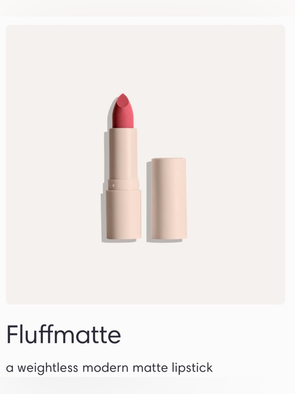NIB Sunnies Face Fluffmatte [Weightless Modern Matte Lipstick] in FEMMEBOT